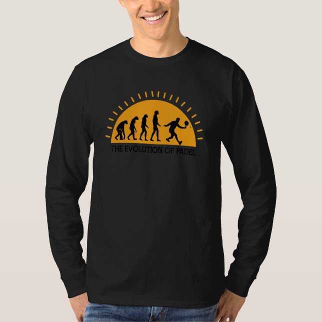 Camiseta Evolución Del Padel Tenis Para El Entrenador De Pa (Anverso)
