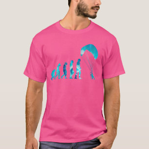 Camiseta Evolución del Paramotor Parapente Piloto Paramotor