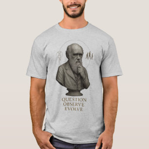 Camiseta EVOLUCIÓN DEL PENSAMIENTO – Cuestionar. Observar. 