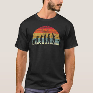 Camiseta Evolución del pescador y evo  Evolución del hombre