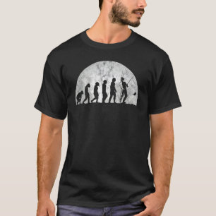 Camiseta Evolución del pescador y evo  Evolución del hombre