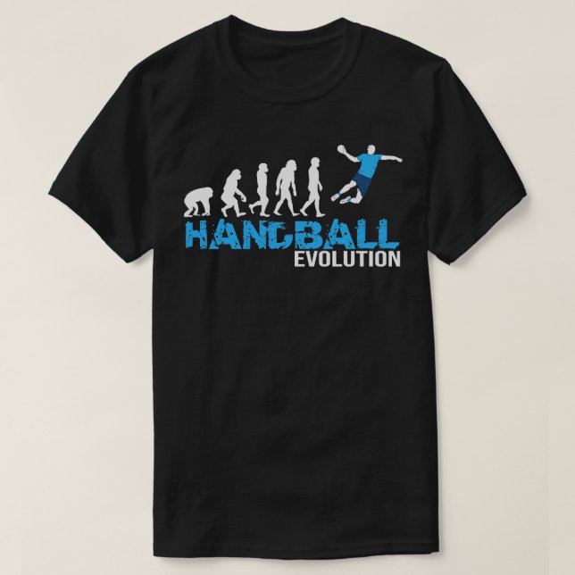 Camiseta Evolución del regalo de Hombres de Balonmano I (Diseño del anverso)