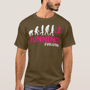 Camiseta Evolución del regalo de los corredores de Chicas e