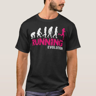 Camiseta Evolución del regalo de los corredores de Chicas e
