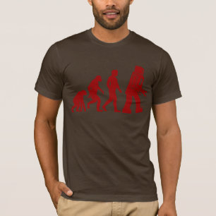 Camiseta Evolución del robot - del hombre en los robots