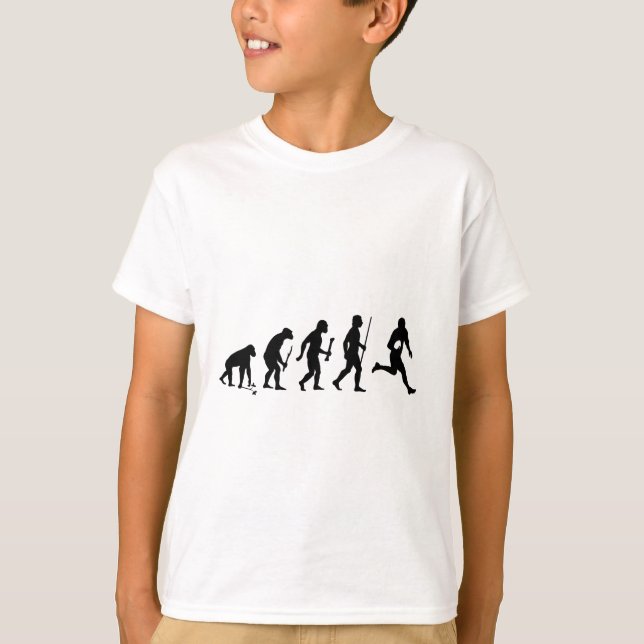 Camiseta Evolución del rugbi (Anverso)