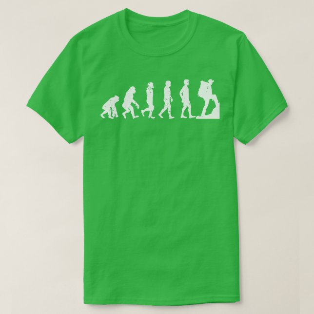 Camiseta Evolución del senderismo (Diseño del anverso)