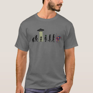 Camiseta Evolución Del Skater Extranjero Vintage De Skatebo