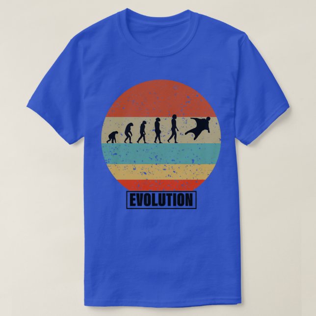Camiseta Evolución del Skydiving (Diseño del anverso)