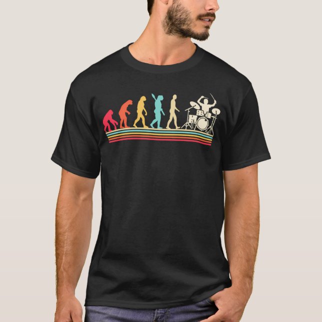 Camiseta Evolución del tambor (Anverso)