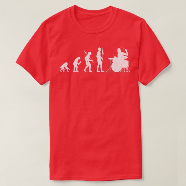 Camiseta Evolución del tambor (Diseño del anverso)