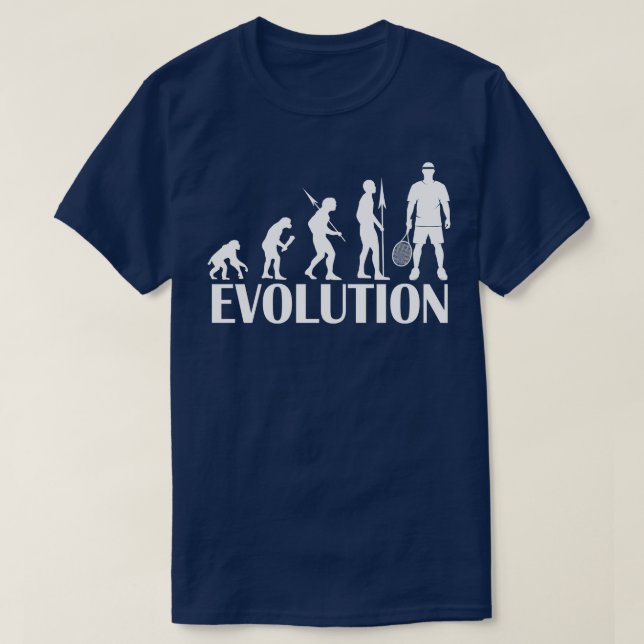 Camiseta Evolución del tenis (Diseño del anverso)