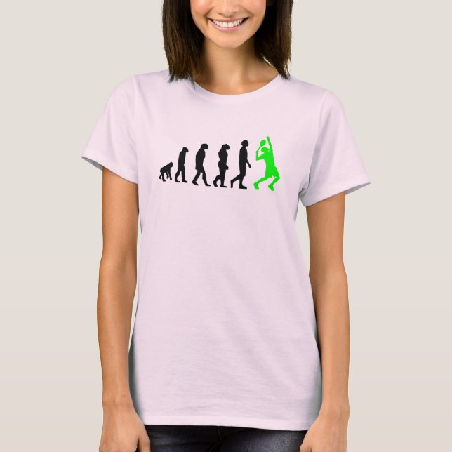 Camiseta Evolución del tenis (Anverso)