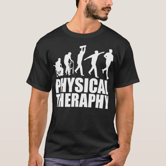Camiseta Evolución Del Terapia Física (Anverso)