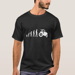 Camiseta Evolución del tractor Conducción de tractor Agricu