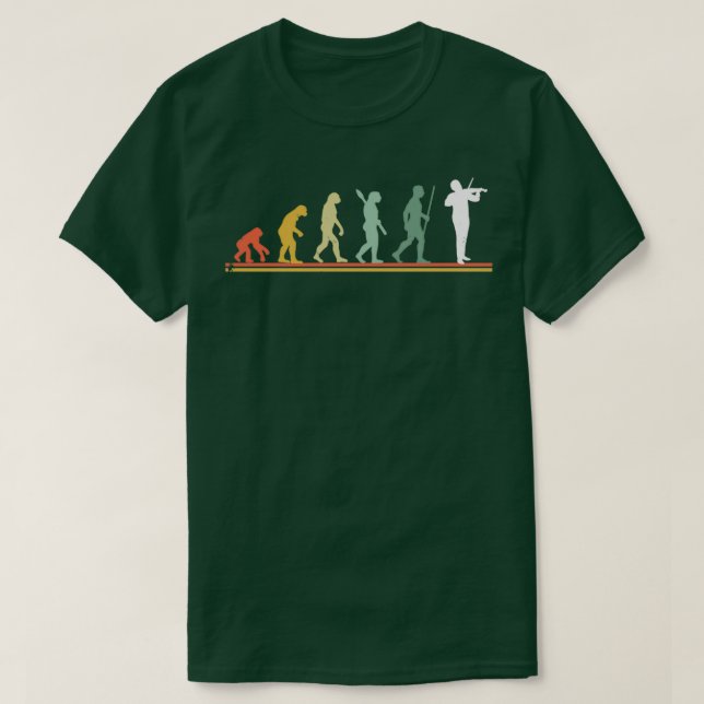 Camiseta Evolución Del Violin Player (Diseño del anverso)