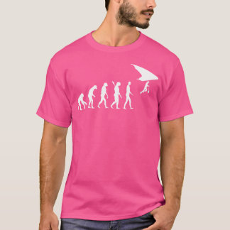 Camiseta Evolución del vuelo libre Ala delta Vuelo libre Pl