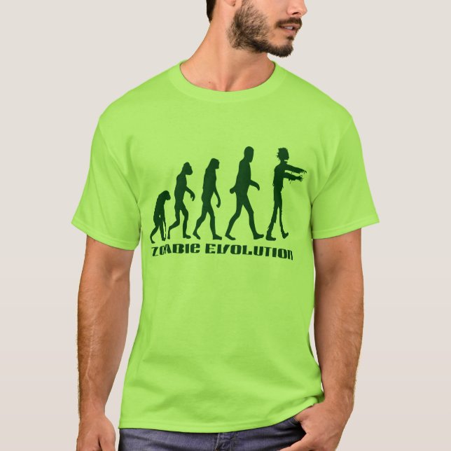 Camiseta Evolución del zombi (Anverso)
