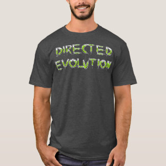 Camiseta Evolución dirigida Palabra gráfica Arte de desarro