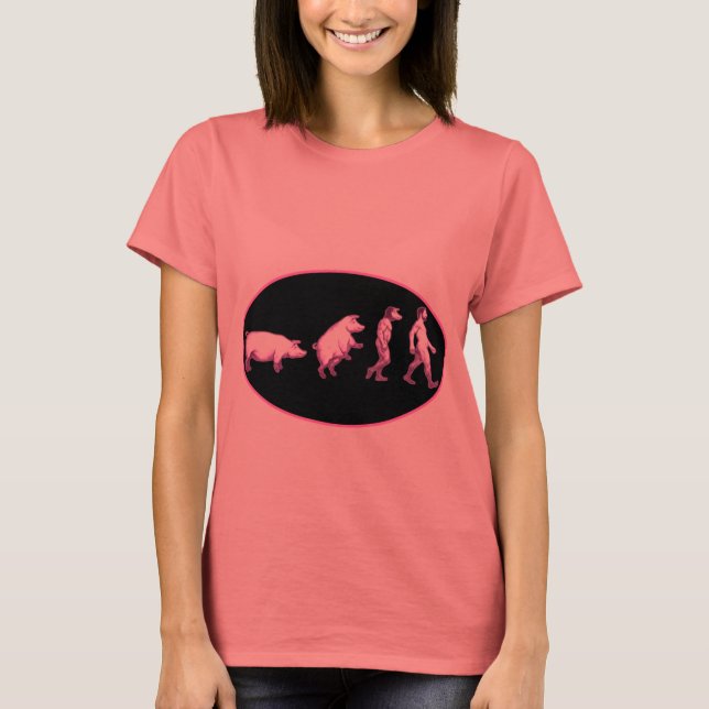 Camiseta Evolución divertida (Anverso)