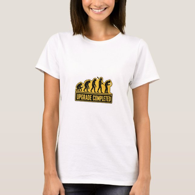 Camiseta Evolución Divertida Completada (Anverso)