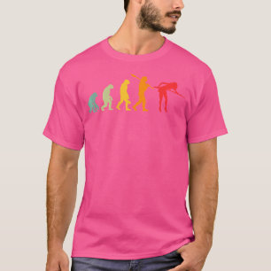 Camiseta Evolución divertida del billar para billar