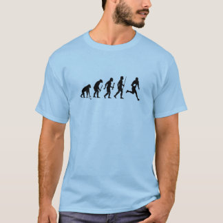 Camiseta Evolución divertida del rugbi