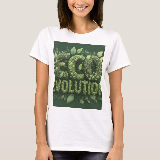 Camiseta evolución ecológica (Anverso)