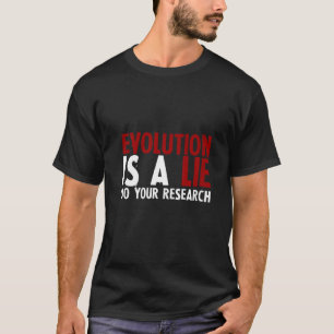 Camiseta Evolución es falsa Hacer tu investigación