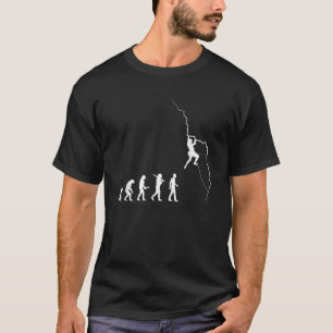 Camiseta Evolución Escalada en Roca Escalador Deportes Extr