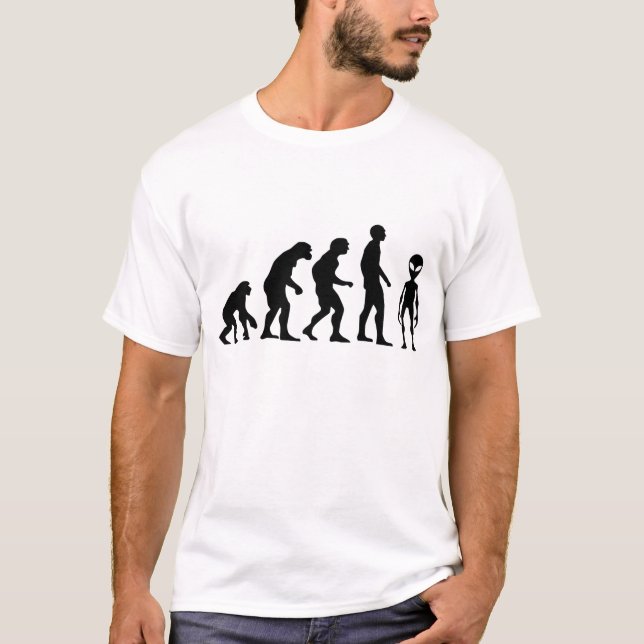 Camiseta Evolución extranjera (Anverso)