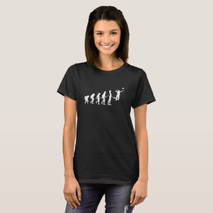 Camiseta Evolución femenina de voleibol