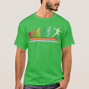 Camiseta Evolución Funny Esgrima Humor Deportivo Para Un Es