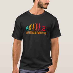 Camiseta Evolución Gimnasia Gráfica Gimnasta Acrob