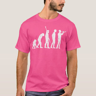 Camiseta Evolución Gráfica del Trumpeter Gráfica del jugado