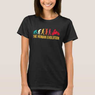 Camiseta Evolución Gráfica Dirt Biker Motorcycle Enduro Mot