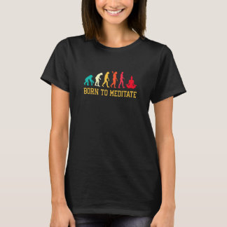 Camiseta Evolución Gráfica Meditación Relajación Meditación