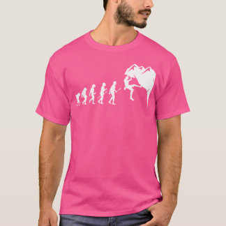 Camiseta Evolución Humana Escalada en Roca Bouldering Monta
