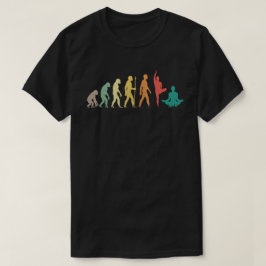 Camiseta Evolución humana Meditación Yoga