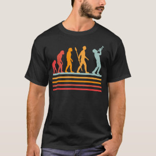 Camiseta Evolución Humana Tocando Una