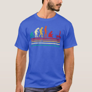 Camiseta Evolución Humana Videojuegos Jugador Retro Hombres