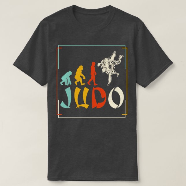 Camiseta Evolución judoista Judoka Gift Judo (Diseño del anverso)