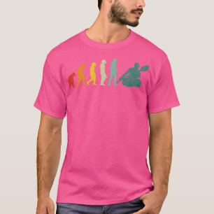 Camiseta Evolución kayak remando mono desarrollo remo