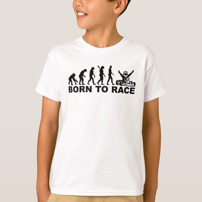 Camiseta Evolución llevada para competir con Kart (Anverso)