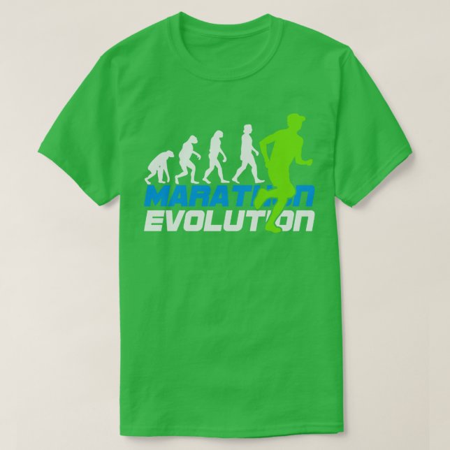 Camiseta evolución maratónica (Diseño del anverso)