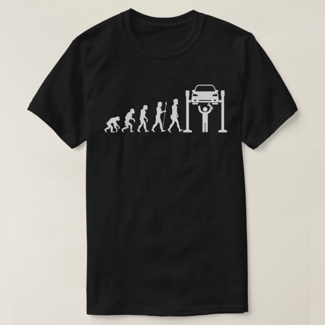 Camiseta Evolución Mecánica (Diseño del anverso)