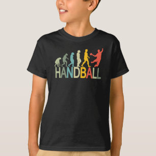 Camiseta Evolución molesto del diseño de balonmano