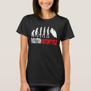 Camiseta Evolución Motocicleta Emotocicleta Ebike Motorcycl