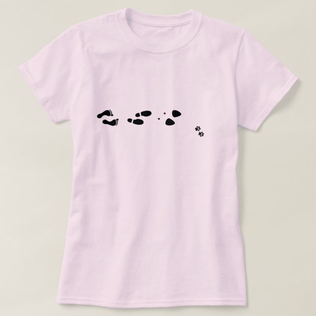 Camiseta Evolución Mujeres con Perros Gatos Primer Vidrio F (Diseño del anverso)