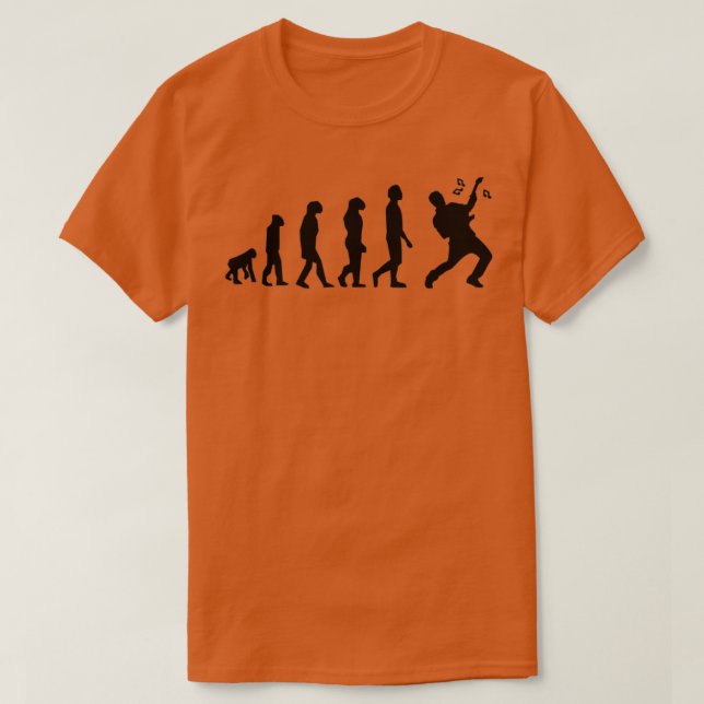 Camiseta evolución musical (Diseño del anverso)